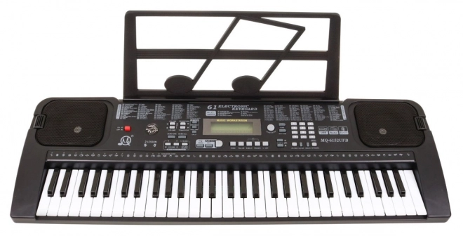 Toetsenbord met microfoon voor kinderen 5+ Metronoom USB MP3 Radio - Model nr. 6152