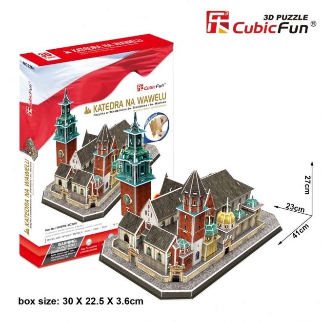 Puzzel 3D Wawelkathedraal 101 stukjes