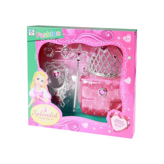 Prinsessenset met roze tas