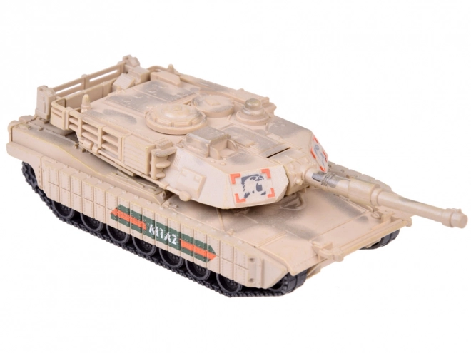 Bouwpakket Amerikaanse tank Abrams M1A2 op schaal 1:72