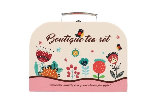 Theeservies set voor kinderen in koffer
