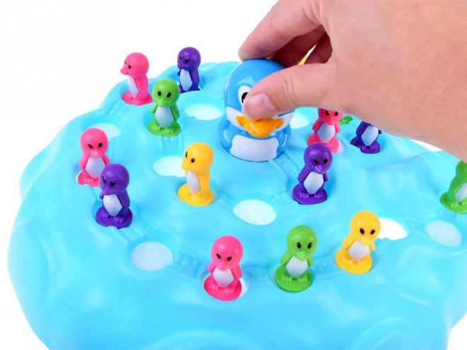 Kinderspel Pinguïns op het ijs
