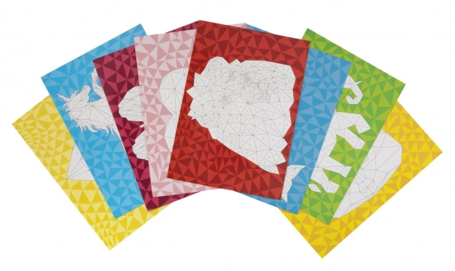 Stickerpuzzel volgens nummers A4