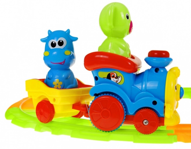Kleurrijke speelgoedtreinset Dudu Train voor kinderen
