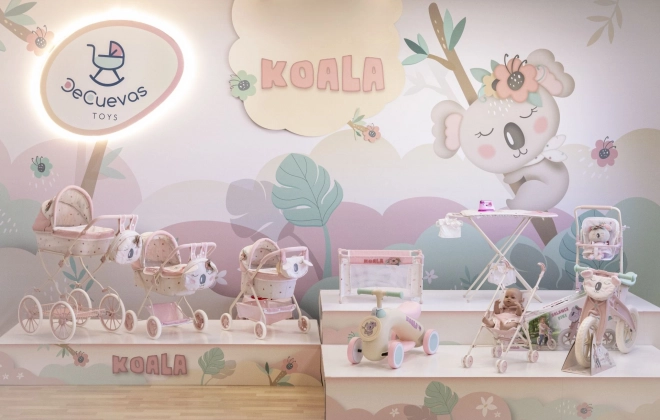 Inklapbaar poppenbedje Koala
