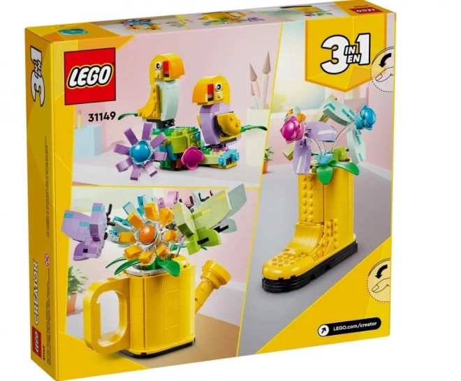 Lego creator bloemen in gieter