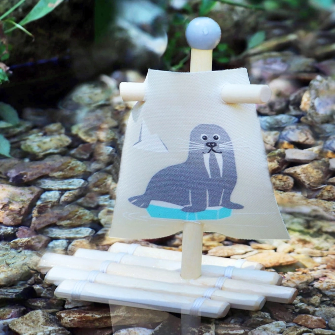 Small Foot Speelgoed voor in het water - vlot met walrus