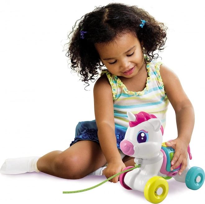 CLEMENTONI BABY Interactieve trekkende eenhoorn