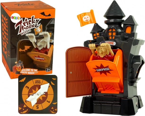 Gemene spookkasteel met heks – Halloween-verrassingsspel