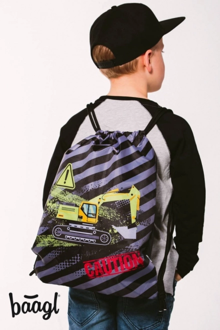 BAAGL SET 3 Ergo Bagr: boekentas, etui, zak