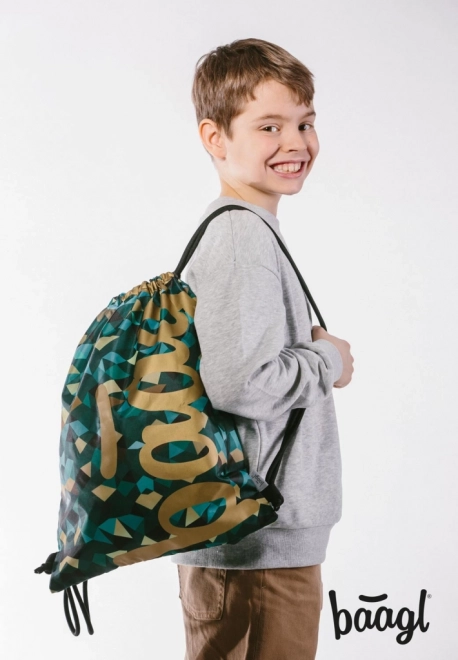 Zak voor gymnastiekschoenen of schoenen Skate Polygon van Baagl