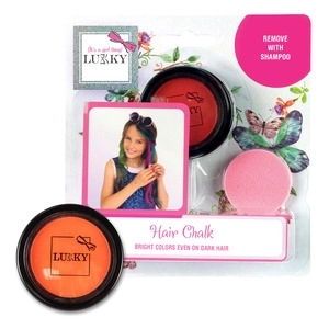 Lukky haarkrijt met applicator rood