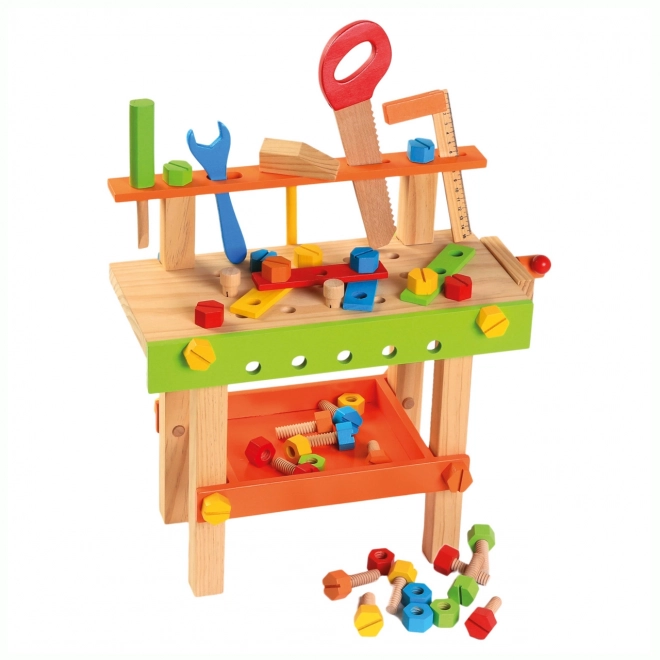 Bino Kinder werktafel met gereedschap