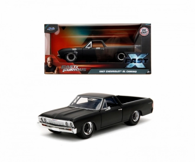 Snel en woedend 1967 Chevrolet El Camino 1:24