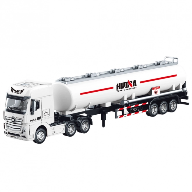 Tankwagen 1:50 met bewegende onderdelen wit