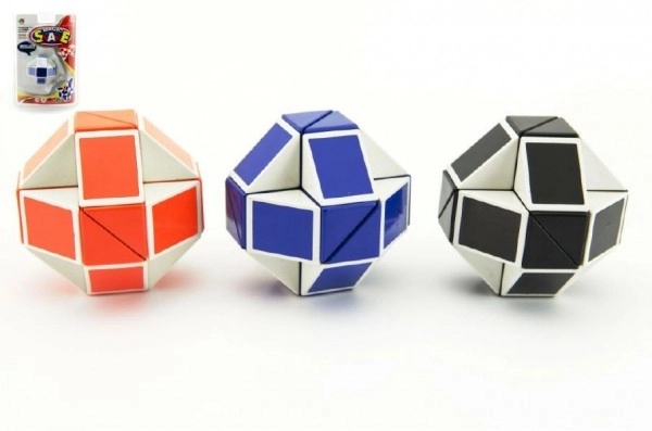 Magische slang Rubik's twist kleurrijk 26 cm