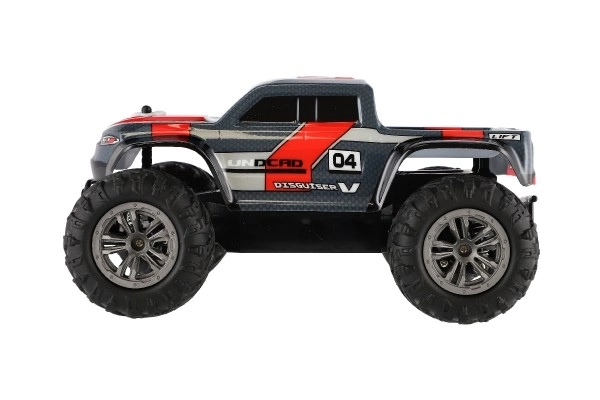 Auto RC Pick Up Terrein grijs-rood