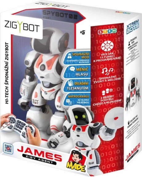 Spionage robot Zigybot James