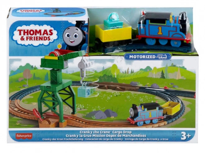Tom en Vrienden locomotief Kraan Charles en vracht