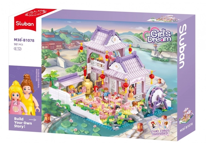 Sluban Girls Dream M38-B1078 Theehuis met Siertuin