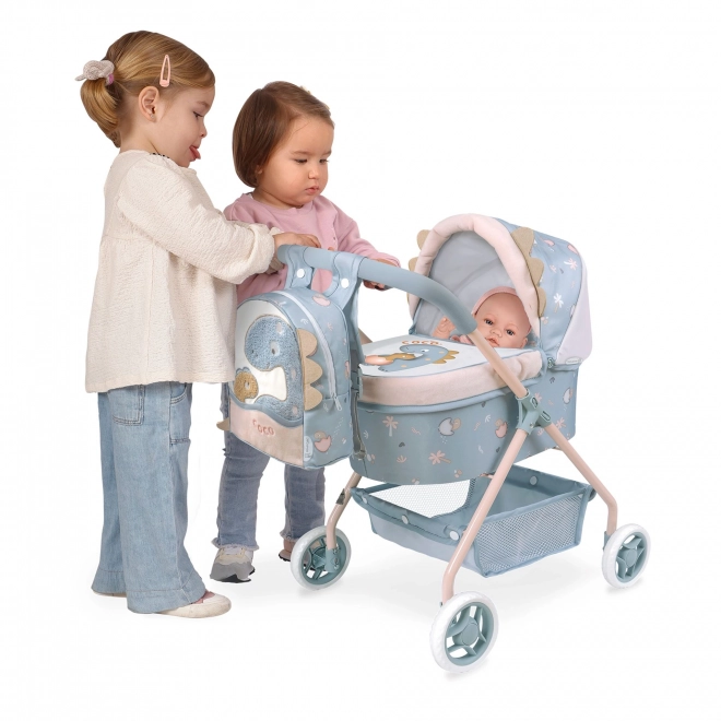DeCuevas 86080 Mijn eerste poppenwagen met rugzak COCO 2024 - 56 cm