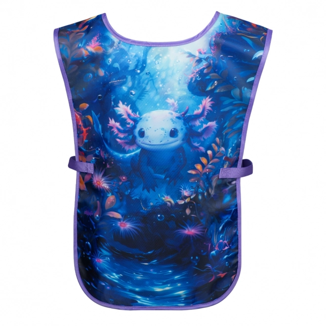 Kinder schort Axolotl
