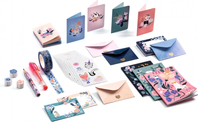 Mini briefpapier set Cecile van Djeco