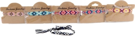 stoffen armband met verstelbare diameter