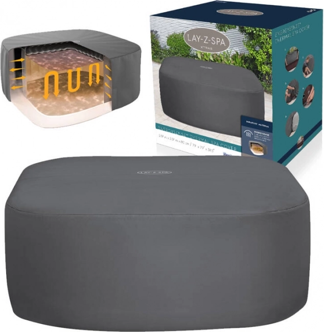 Thermische hoes voor vierkante bubbelbaden Bestway Lay-Z-Spa EnergySense