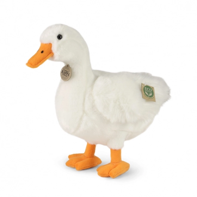 Pluchen eend wit 33 cm Milieuvriendelijk