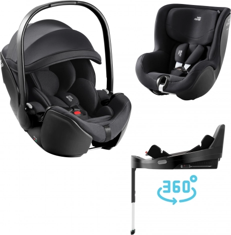 Autostoeltje en basis Britax Römer set voor baby en peuter