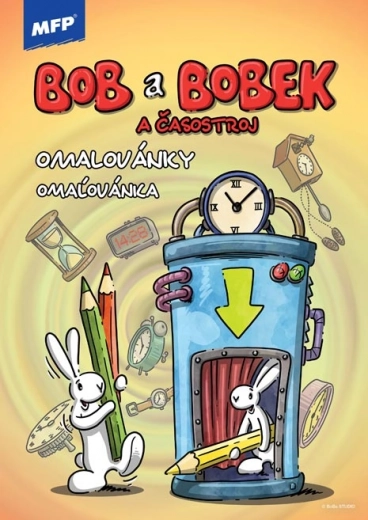 Kinderkleurplaten A4 Bob en Bobek
