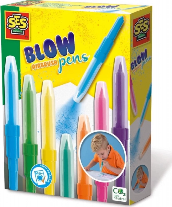 Blaasstiften SES – set van 7 kleuren