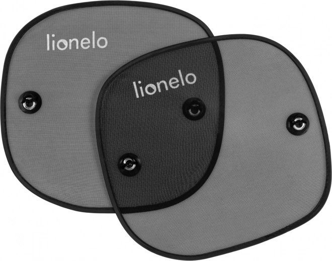 LIONELO Auto Zonneschermen 2 stuks zwart