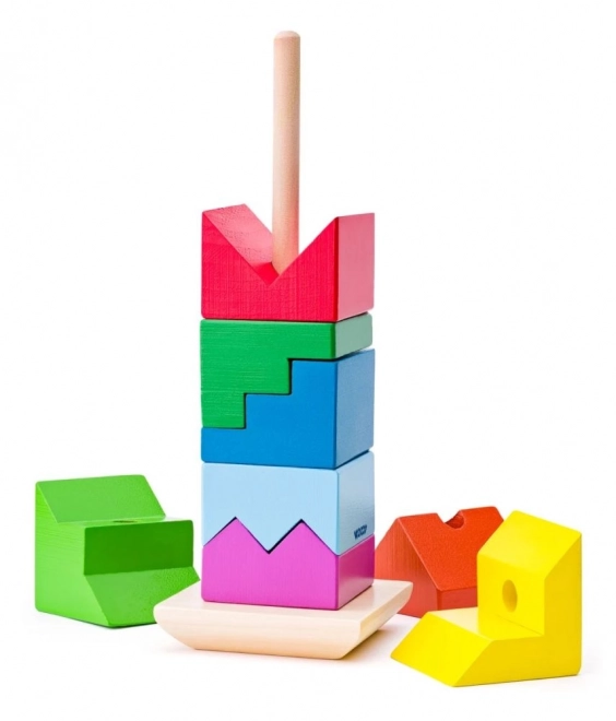 Kleurrijke stapeltoren