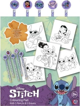 Lilo en Stitch kleurboek met potloden