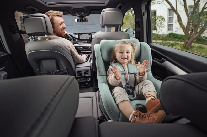 Autostoeltje Britax Römer Dualfix 5Z + Flex Base 5Z Gouden Cognac