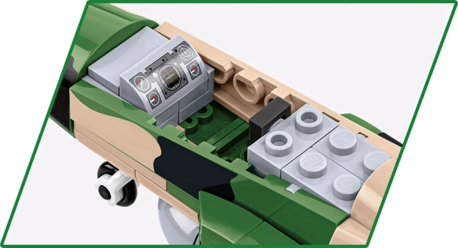 Openklapbare cockpit en pilotenfiguur