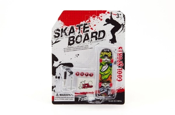 Vinger skateboard met accessoires - 10 cm