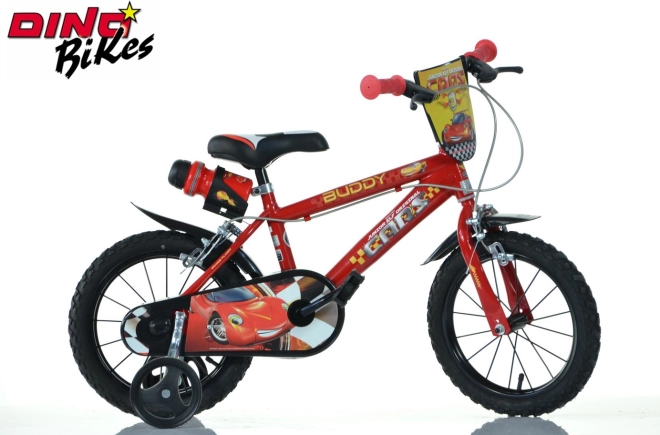 kinderfiets 16 inch DISNEY CARS met zijwieltjes