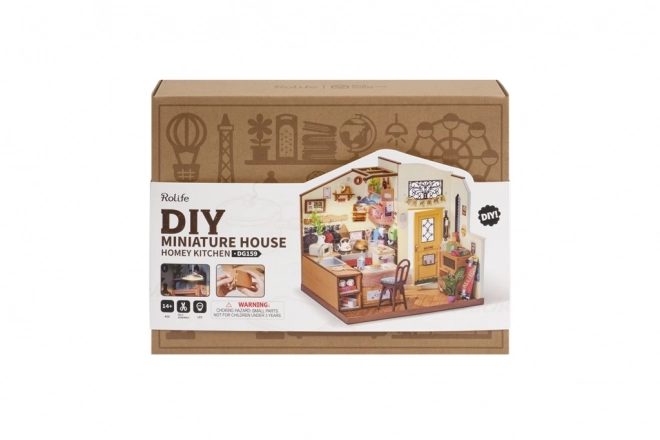 RoboTime 3D Houten puzzel Gezellige keuken