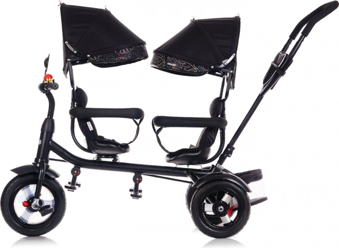 CHIPOLINO Driewieler voor tweelingen 2Play Obsidian