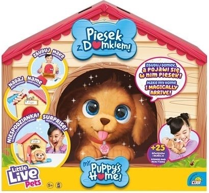 Interactieve mascotte Little Live Pets met huisje