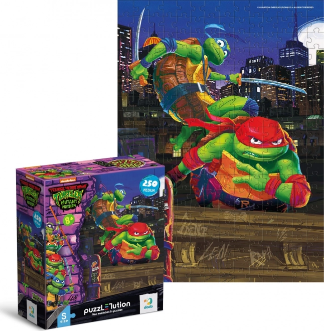 DODO Puzzel Ninja Schildpadden: Leonardo en Rafaelo 250 stukken