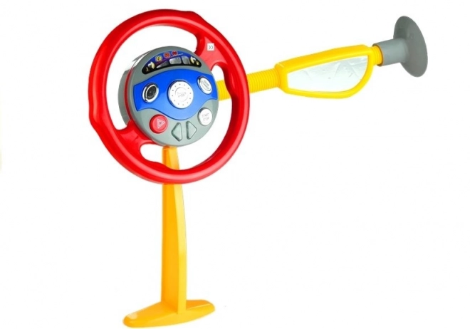 Kindersimulator stuur met realistische geluiden