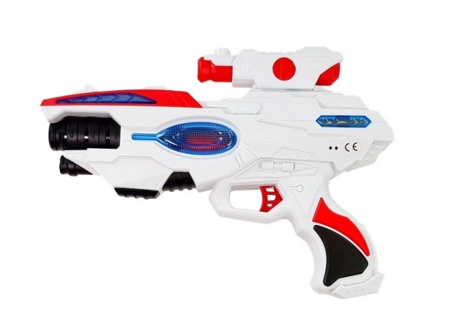 Ruimte laserwapen met ruimtemasker