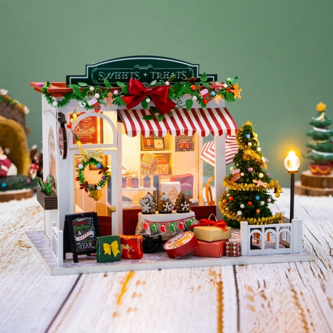 2Kids Toys miniatuur huisje kerstbanketbakkerij
