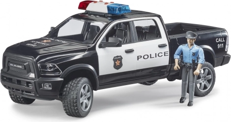 bruder politie terrein pick-up ram met agent