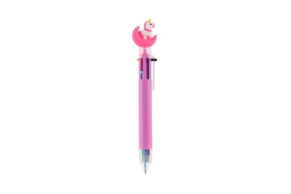 Zes-kleurige pen met eenhoorn