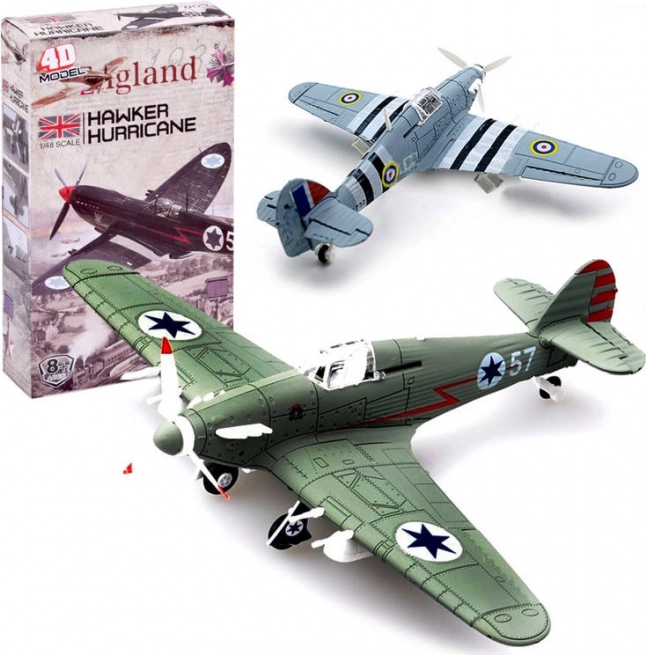 Modelvliegtuig om te bouwen Hawker Hurricane